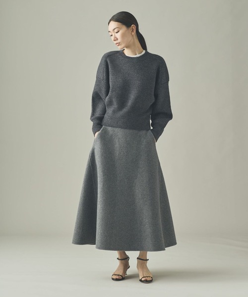 Curensology（カレンソロジー）の「Curensology(カレンソロジー)/＜C.S.G＞ウールジップニットプルオーバー（ニット/セーター・レディース・ベージュ/カーキ/グレー・FREE）」の21枚目の写真