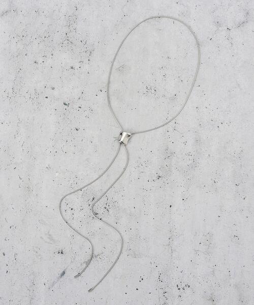 THE SHOP TK (ザ ショップ ティーケー )の「ループタイメタルネックレス(ネックレス・レディース・ゴールド/シルバー・00)」の5枚目の写真