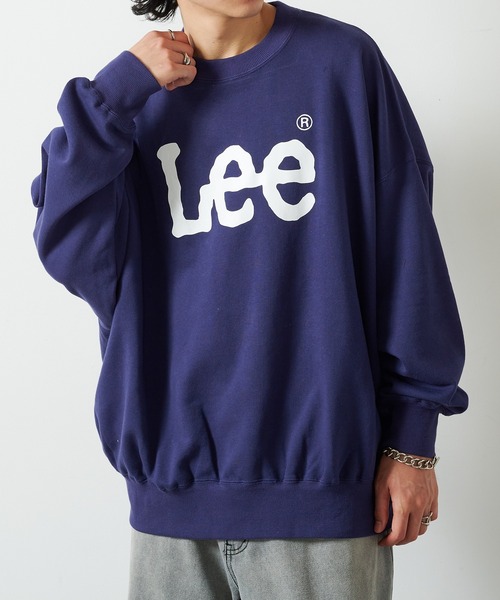 Lee(リー)の「【Lee】SUPER SIZED SWEAT(スウェット・メンズ・グレー/ネイビー・FREE)」の2枚目の写真