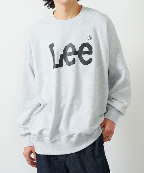 Lee(リー)の「【Lee】SUPER SIZED SWEAT(スウェット・メンズ・グレー/ネイビー・FREE)」の1枚目の写真