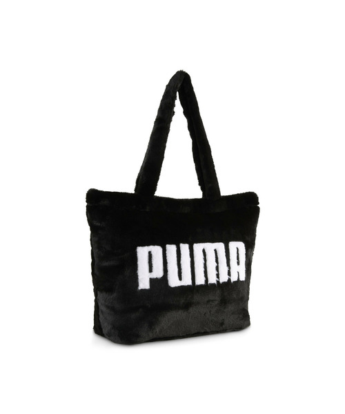 PUMA(プーマ)の「PUMA プーマ ウィメンズ UP FAUX ファー ショッパー 17L(トートバッグ・レディース・グレー系その他/ブラック・フリー)」の7枚目の写真