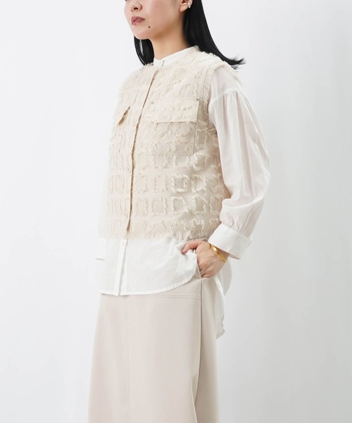 【つつ】malco. bo&luca angelica ドレス　2点セット Angelica Gown | Ethereal Bridal Hand-beaded Silk Chiffon
