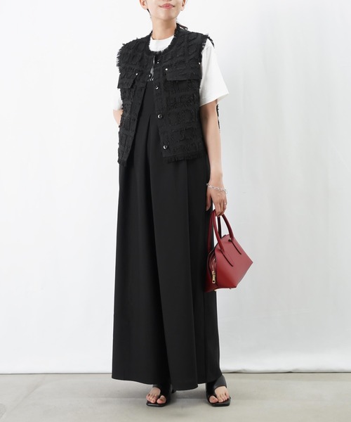 【つつ】malco. bo&luca angelica ドレス　2点セット Angelica Gown | Ethereal Bridal Hand-beaded Silk Chiffon