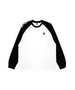 AAPE NOW RAGLAN LONG SLEEVE TEE