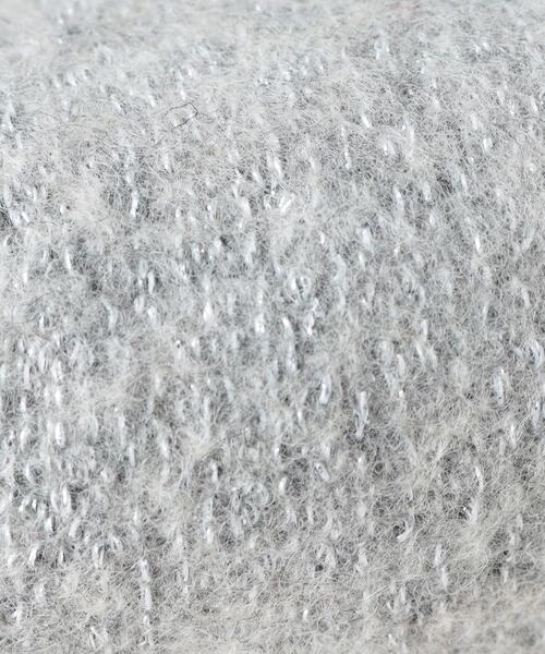 OPAQUE.CLIP(オペークドットクリップ)の「ラメ入りベレー帽(ハンチング/ベレー帽・レディース・ホワイト系3/グレー系・00)」の9枚目の写真