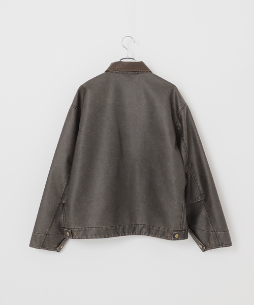 B.C STOCK（ベーセーストック）の「【PLANET OF EARTH】フェード加工 フェイクレザーブルゾン（ブルゾン・メンズ・ブラウン/ブラック・MEDIUM/LARGE）」の15枚目の写真