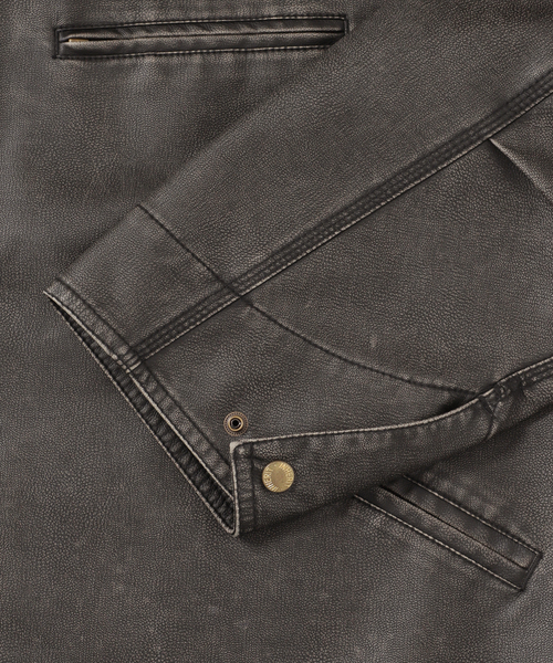 B.C STOCK（ベーセーストック）の「【PLANET OF EARTH】フェード加工 フェイクレザーブルゾン（ブルゾン・メンズ・ブラウン/ブラック・MEDIUM/LARGE）」の20枚目の写真