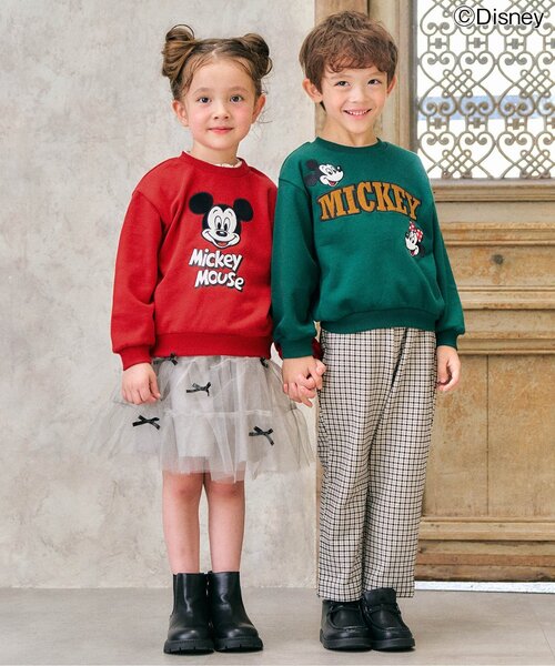 Disney(ディズニー)の「【リンク】ディズニーキャラクターアソートトレーナー(スウェット・キッズ・アイボリー/レッド/グリーン・100/120/80/90/110/130)」の8枚目の写真