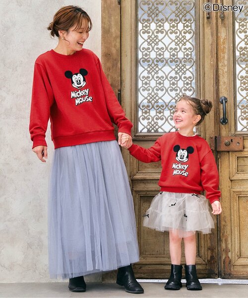 Disney(ディズニー)の「【リンク】ディズニーキャラクターアソートトレーナー(スウェット・キッズ・アイボリー/レッド/グリーン・100/120/80/90/110/130)」の9枚目の写真