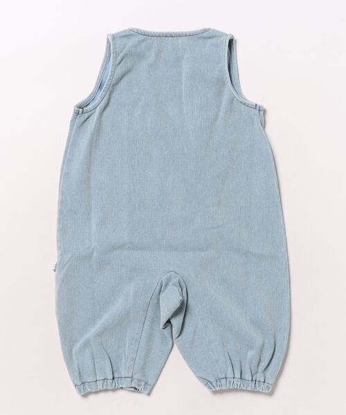 maarook（マルーク）の「ブルーデニムニットｂａｂｙロンパース（ロンパース・キッズ・ブルー・80ｃｍ/70cm）」の2枚目の写真