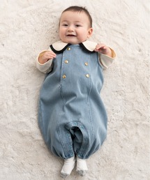 maarook | ブルーデニムニットbabyロンパース(ロンパース)