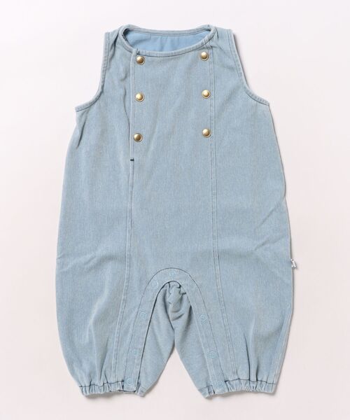 maarook（マルーク）の「ブルーデニムニットｂａｂｙロンパース（ロンパース・キッズ・ブルー・80ｃｍ/70cm）」の11枚目の写真