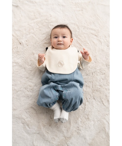 maarook（マルーク）の「ブルーデニムニットｂａｂｙロンパース（ロンパース・キッズ・ブルー・80ｃｍ/70cm）」の10枚目の写真