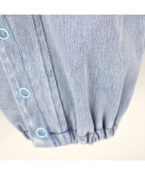 maarook（マルーク）の「ブルーデニムニットｂａｂｙロンパース（ロンパース・キッズ・ブルー・80ｃｍ/70cm）」の6枚目の写真