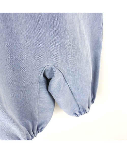 maarook（マルーク）の「ブルーデニムニットｂａｂｙロンパース（ロンパース・キッズ・ブルー・80ｃｍ/70cm）」の8枚目の写真