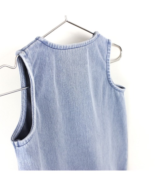 maarook（マルーク）の「ブルーデニムニットｂａｂｙロンパース（ロンパース・キッズ・ブルー・80ｃｍ/70cm）」の9枚目の写真