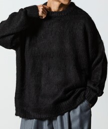 FREAK'S STORE | 限定展開 リラックスフィット クルーネック プルオーバー シャギーニット(ニット/セーター)