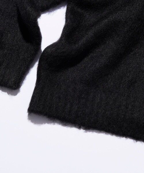 FREAK'S STORE(フリークスストア)の「限定展開 リラックスフィット クルーネック プルオーバー シャギーニット(ニット/セーター・メンズ・チャコールグレー/オリーブ/ネイビー/ブラック/グレー・SMALL/MEDIUM/LARGE)」の6枚目の写真