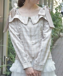 axes アクシーズ ミントグリーン ノースリーブ トップス パール axes femme 公式オンラインショップ｜アクシーズファム公式通販サイト