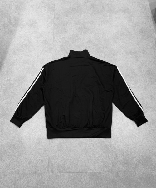 SHEPP(シープ)の「クロップドライントラックジャージジャケット×ラインジャージパンツ(ジャージ・レディース・ブラック・M/L)」の8枚目の写真