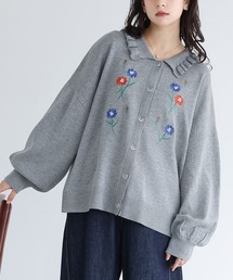 HANAEMORI 花柄刺繍 長袖カーディガン 　新品未使用♡ 2025年最新】ハナエモリ カーディガンの人気アイテム - メルカリ