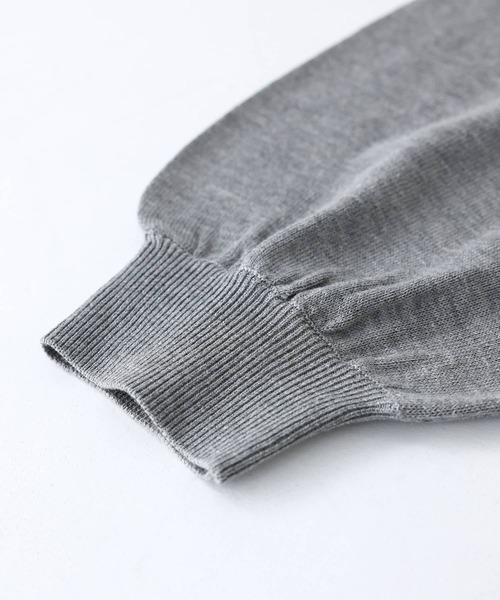 somari imagination（ソマリ イマジネーション）の「『花柄刺繍ビーズカーディガン』（カーディガン/ボレロ・レディース・杢グレー/ネイビー・FREE）」の4枚目の写真