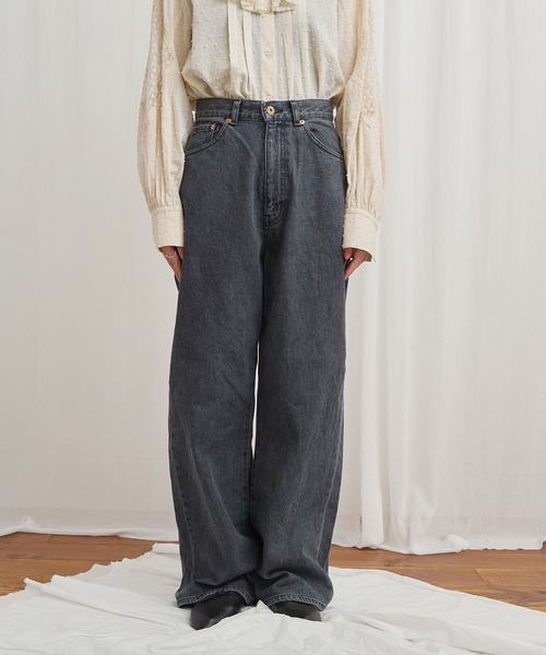 fig Ｌondon（フィグロンドン）の「_jeans 009（デニムパンツ・レディース・ブルー/ブラック・27/26/25）」の3枚目の写真