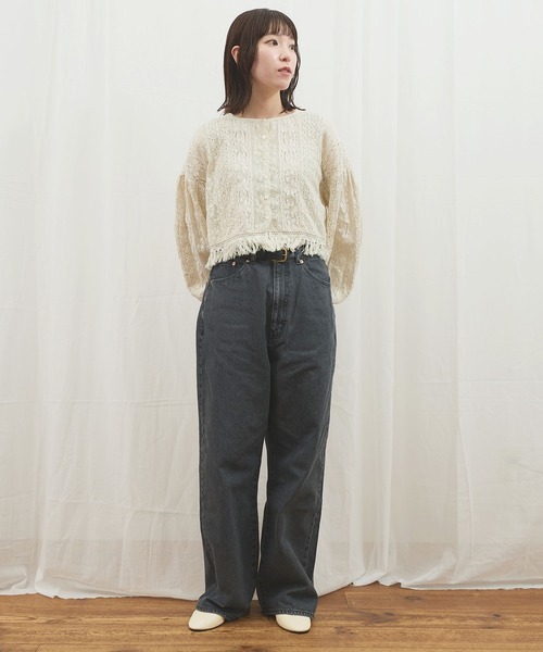 fig Ｌondon（フィグロンドン）の「_jeans 009（デニムパンツ・レディース・ブルー/ブラック・27/26/25）」の9枚目の写真