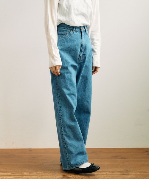 fig Ｌondon（フィグロンドン）の「_jeans 009（デニムパンツ・レディース・ブルー/ブラック・27/26/25）」の12枚目の写真