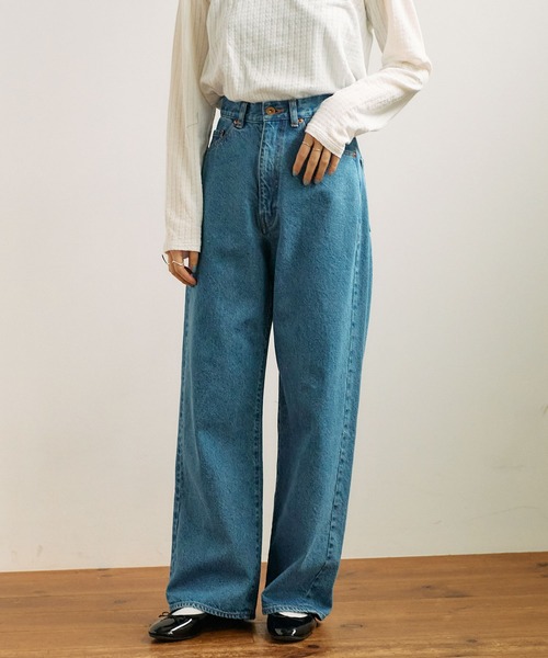 fig Ｌondon（フィグロンドン）の「_jeans 009（デニムパンツ・レディース・ブルー/ブラック・27/26/25）」の15枚目の写真