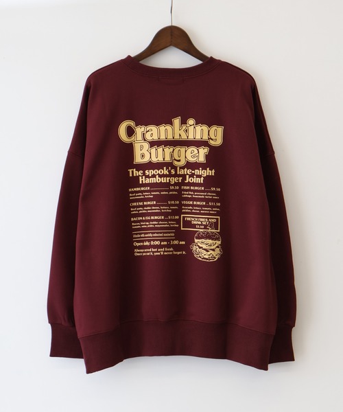 セール】ハンバーガーおばけスウェット（スウェット）｜SpRay
