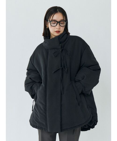 セール】ストリングディティールミドルダウン（ダウンジャケット