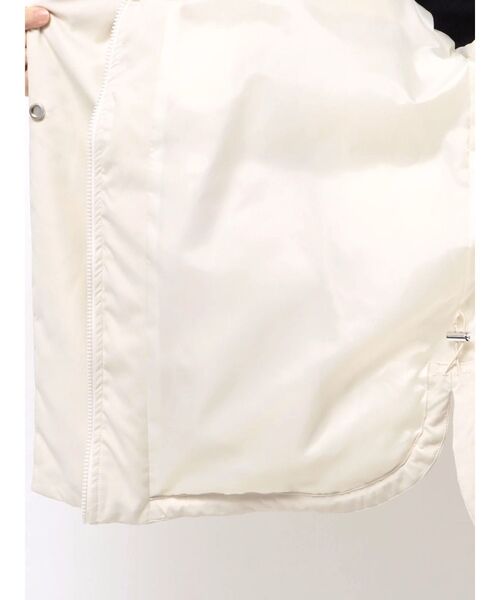 LAGUNAMOON（ラグナムーン）の「ストリングディティールミドルダウン（ダウンジャケット/コート・レディース・ブラウン/アイボリー/ブラック・FREE）」の4枚目の写真