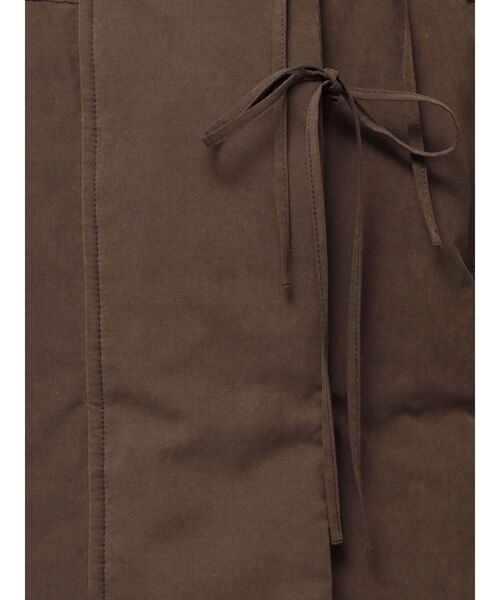 LAGUNAMOON（ラグナムーン）の「ストリングディティールミドルダウン（ダウンジャケット/コート・レディース・ブラウン/アイボリー/ブラック・FREE）」の11枚目の写真