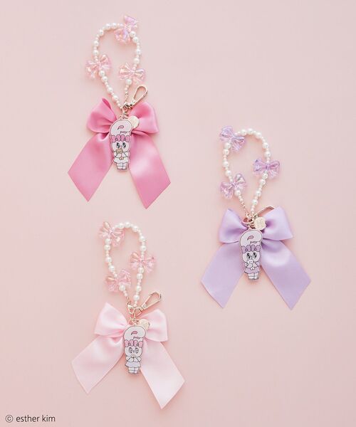 セール】Esther Bunny リボンチャーム（チャーム）｜Maison de FLEUR