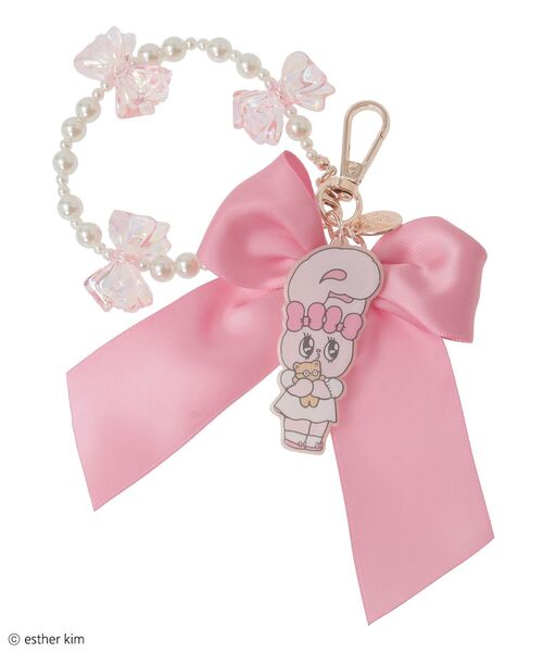 メゾンドフルール Maison de FLEUR エスターバニー キーホルダー Esther Bunny リボンチャーム（チャーム）｜Maison de FLEUR