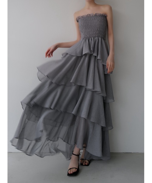 frilly tiered dress（ドレス）｜celon（セロン）のファッション通販