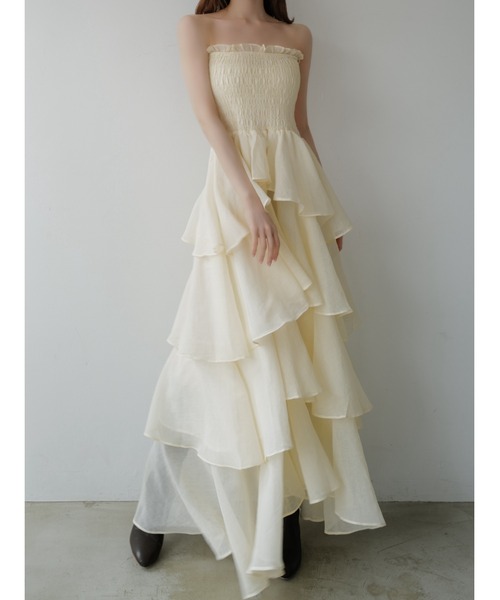 frilly tiered dress（ドレス）｜celon（セロン）のファッション通販