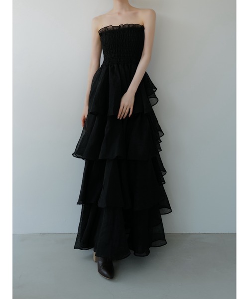 タグなし　celon セロン　frilly tiered dress frilly tiered dress（ドレス）｜celon（セロン）のファッション通販