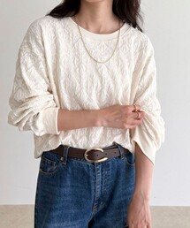 fredy emue（フレディエミュ）の「【大人気！春に即完売したアイテム】ストレッチレースプルオーバー（Tシャツ/カットソー・レディース）」