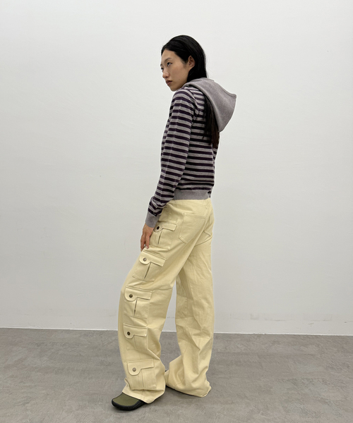 Oriens JOURNAL STANDARD（オリエンス ジャーナルスタンダード）の「バラクラバセットニット（ニット/セーター・レディース・ブラック/パープル・FREE）」の16枚目の写真