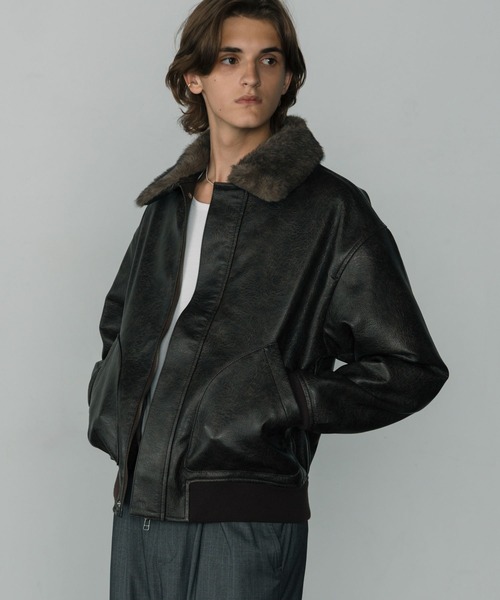 ジャケット・アウター REFLEM large buckle fur jacket REFLEM（ジャケット/アウター）のフリマアイテム一覧