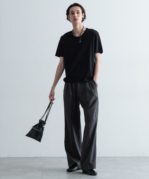 HARE(ハレ)の「ZIPキンチャクMINIバッグ(HARE)(ショルダーバッグ・メンズ・ブラック系その他/ブラック・FREE)」の3枚目の写真