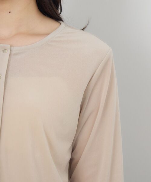 RETRO GIRL(レトロガール)の「ベロア金釦カーデ(カーディガン/ボレロ・レディース・ベージュ/ブラック/ブラウン・FREE)」の15枚目の写真