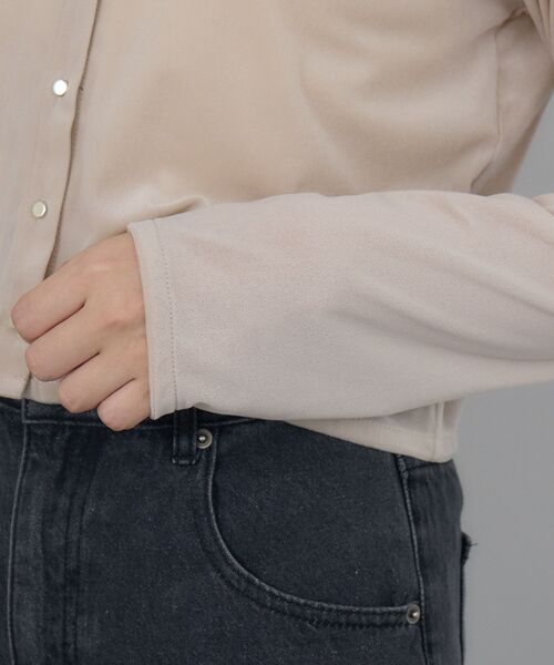 RETRO GIRL(レトロガール)の「ベロア金釦カーデ(カーディガン/ボレロ・レディース・ベージュ/ブラック/ブラウン・FREE)」の17枚目の写真