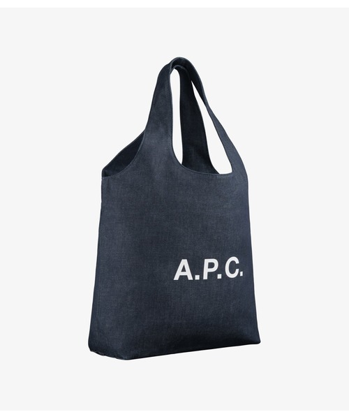 A.P.C.（アーペーセー）の「TOTE NINON（トートバッグ・メンズ・インディゴブルー・ONESIZE）」の4枚目の写真