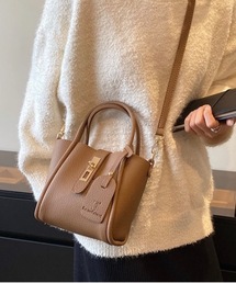 Burner（バーナー）の「【OKUOKU　0909】スクエア型　ハンドバッグ oku-bag-25-31（ハンドバッグ）」