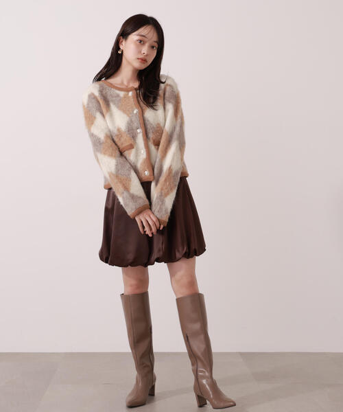 PROPORTION BODY DRESSING（プロポーションボディドレッシング）の「シャギーニットジャケット / 1215274003（カーディガン/ボレロ・レディース・オフホワイト/ベージュ系その他・FREE）」の16枚目の写真