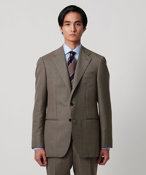 セール】Vitale Barberis Canonico ハウンドトゥース シングル3ボタン