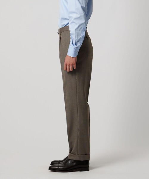 UNITED ARROWS（ユナイテッドアローズ）の「Vitale Barberis Canonico ハウンドトゥース シングル3ボタン スーツ MC‐MODEL はっ水（スーツセット・メンズ・モカ・48/46/50/42/44）」の19枚目の写真